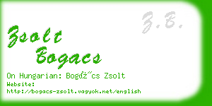 zsolt bogacs business card